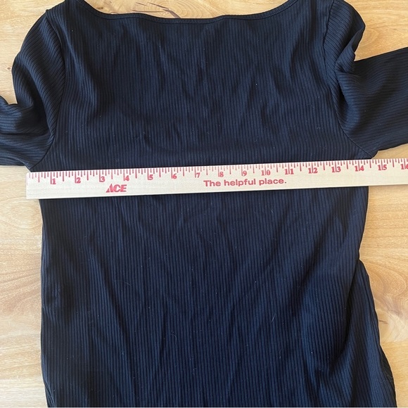 BANANA REPUBLIC TOP S PETITE BOATNECK CUT OUT SEXY CHIC DRESSY - Picture 7 of 11